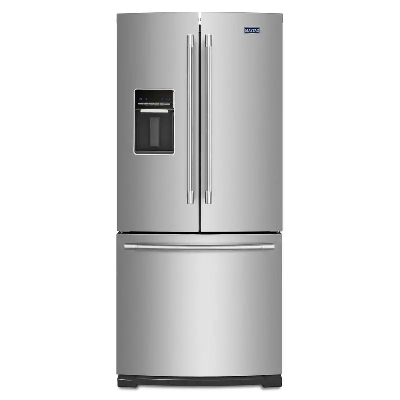 Maytag 30-Inch French-Door Refrigerator (19.7 Cu. Ft.) With Water Dispenser – Mfw2055Frz 1