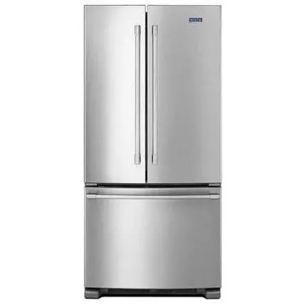 Maytag 33-Inch French-Door 3-Door Refrigerator (22.1 Cu. Ft.) With Factory Ice Maker – Mrff5033Pz 1