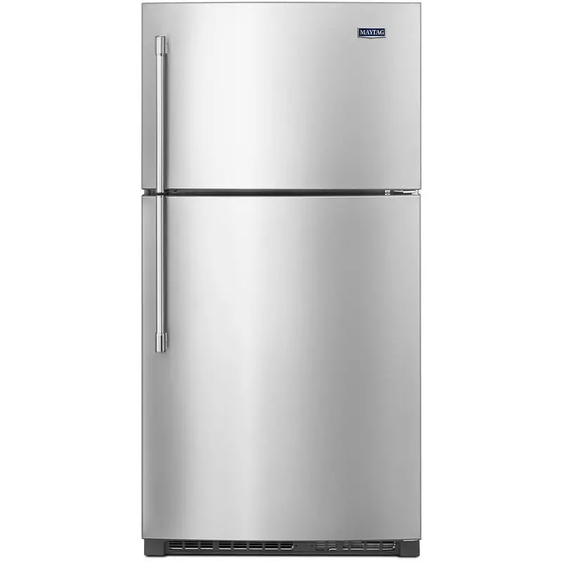 Maytag 33-Inch Top-Freezer Refrigerator (21.2 Cu. Ft.) With Interior Ice Maker – Mrt711Smfz 1
