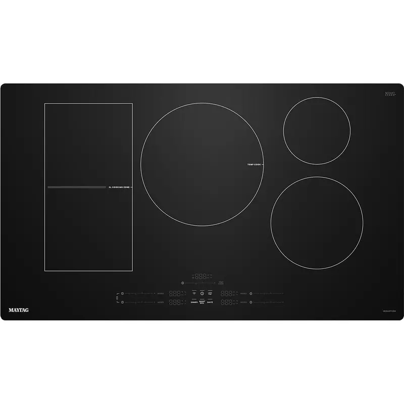 Maytag 36-Inch Built-In Induction Cooktop – Power Boost, Smudge-Resistant Black Mcit8036Sb 1