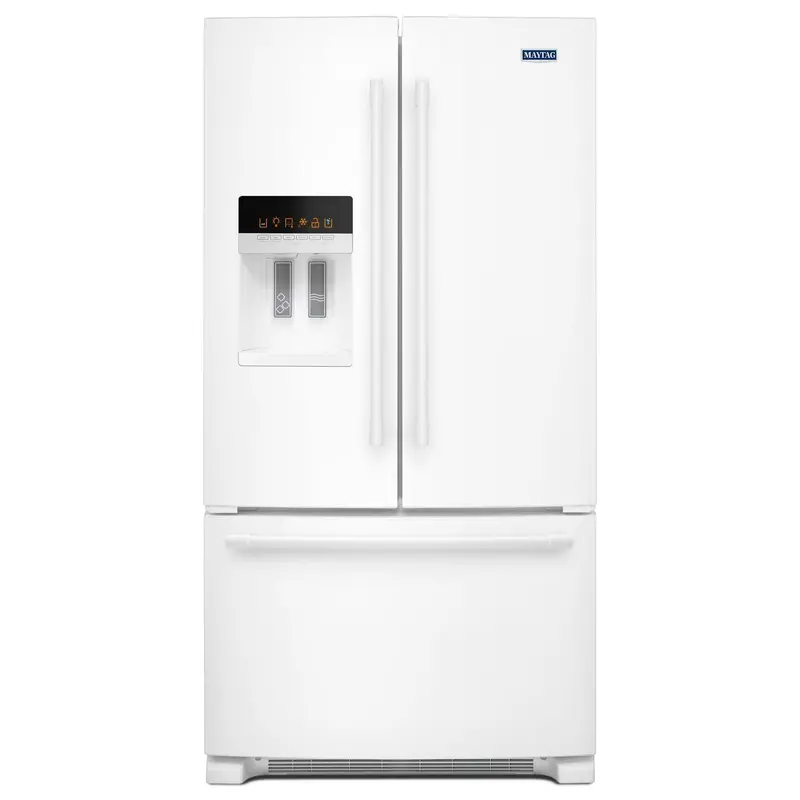 Maytag 36-Inch French-Door Refrigerator (25 Cu. Ft.) With Ice & Water Dispenser – Mfi2570Few 1
