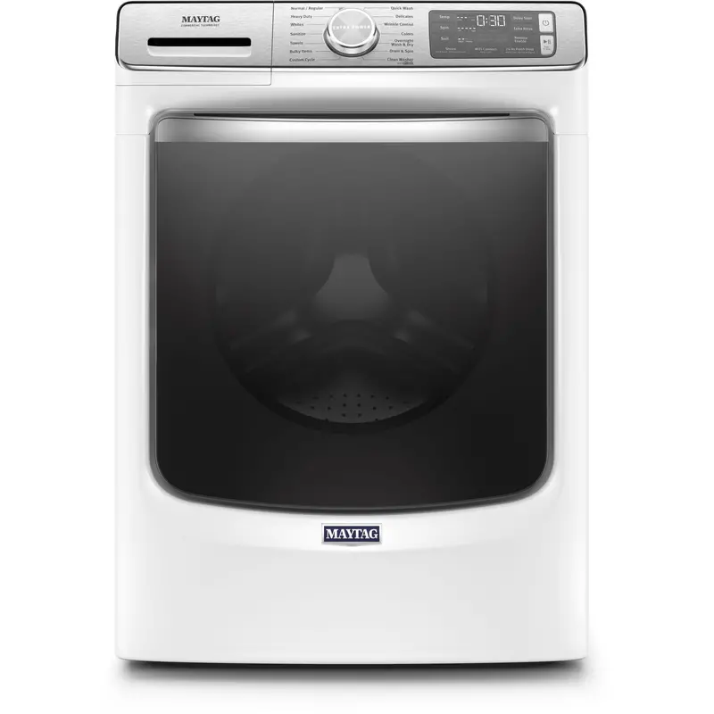 Maytag 5.8 Cu. Ft. Front-Load Washer With Enhanced Power Button – Mhw8630Hw 1