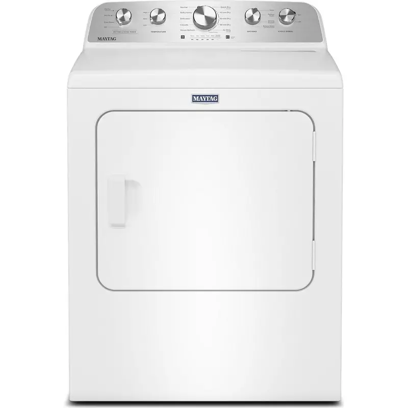 Maytag 7.0 Cu. Ft. Electric Dryer – Pet Pro Feature, White Model Ymed5605Rw 1