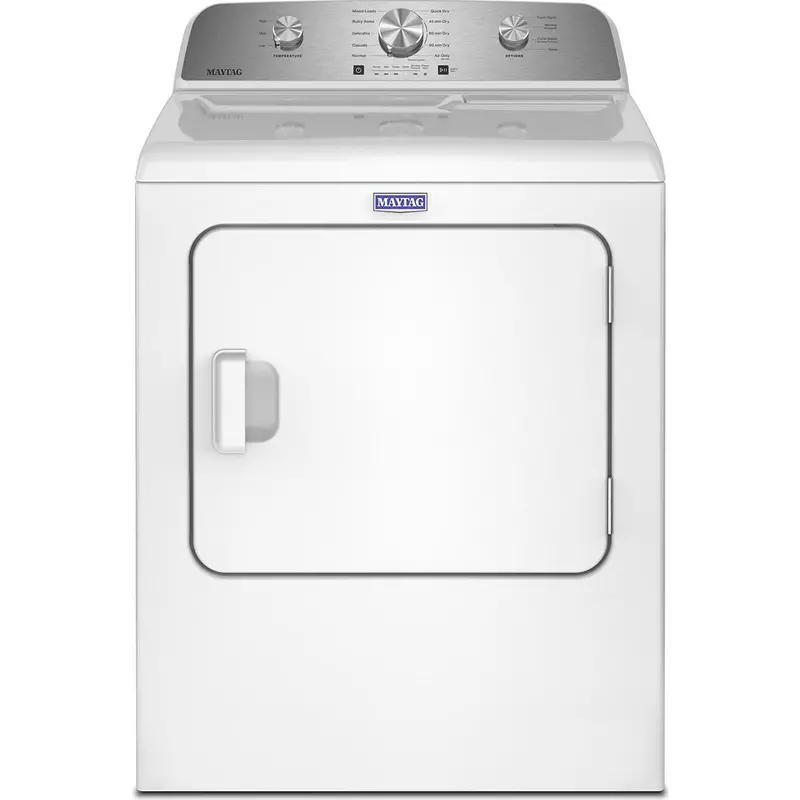 Maytag 7.0 Cu. Ft. Gas Dryer – Reliable Drying, White Mgd4205Sw 1