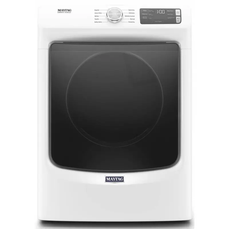 Maytag 7.3 Cu. Ft. Compact Electric Dryer – Efficient Drying Ymed5630Hw 1