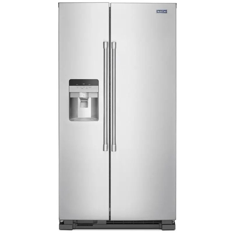 Maytag Mss25C4Mgz 36-Inch Side-By-Side Refrigerator (25 Cu. Ft.) With External Ice & Water Dispenser 1