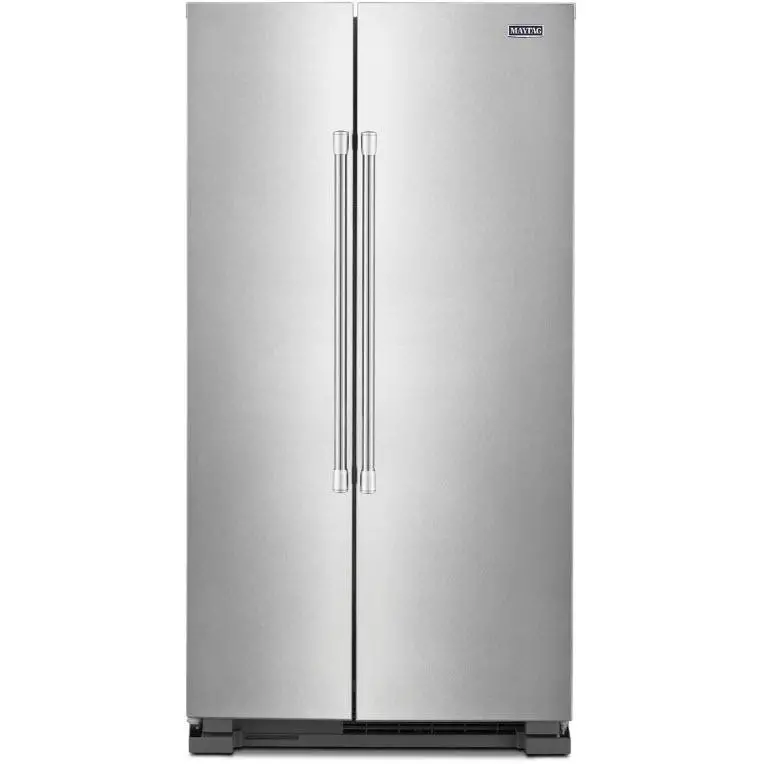 Maytag Mss25N4Mkz 36-Inch Side-By-Side Refrigerator (25 Cu. Ft.) With Brightseries Led Lighting 1