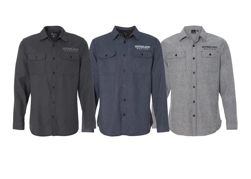 Mcfarland Racing Flannel Shirt – Button-Down Plaid Shirt 1