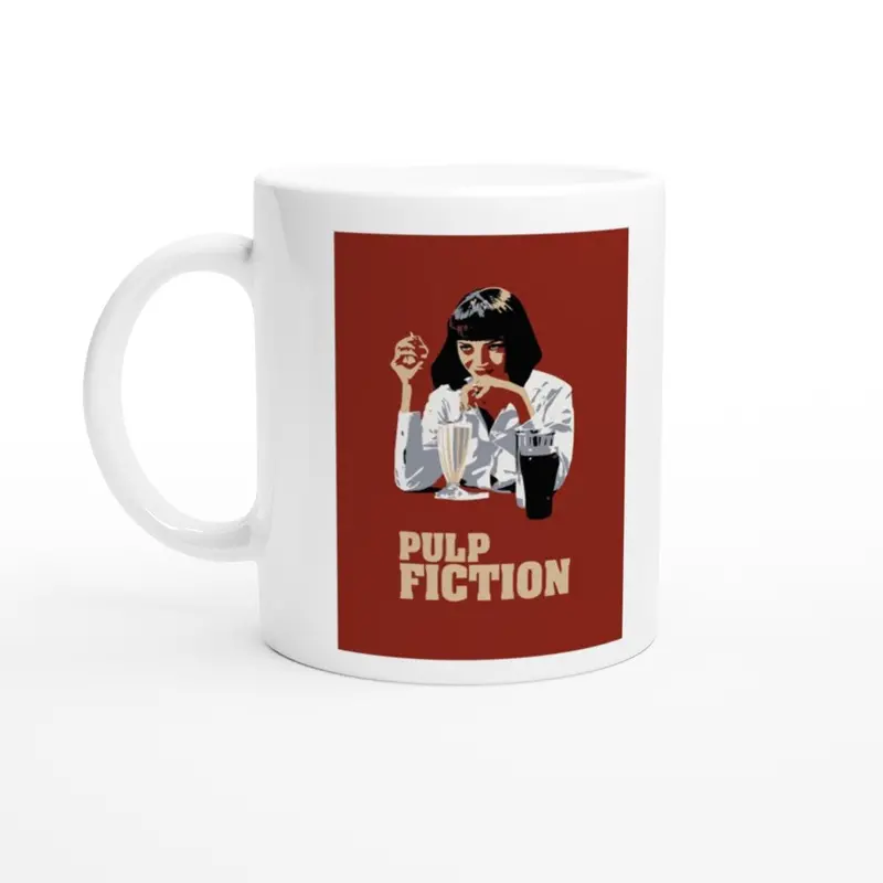 Mia Wallace ‘Milkshake’ Pulp Fiction Ceramic Mug (330 Ml) 1