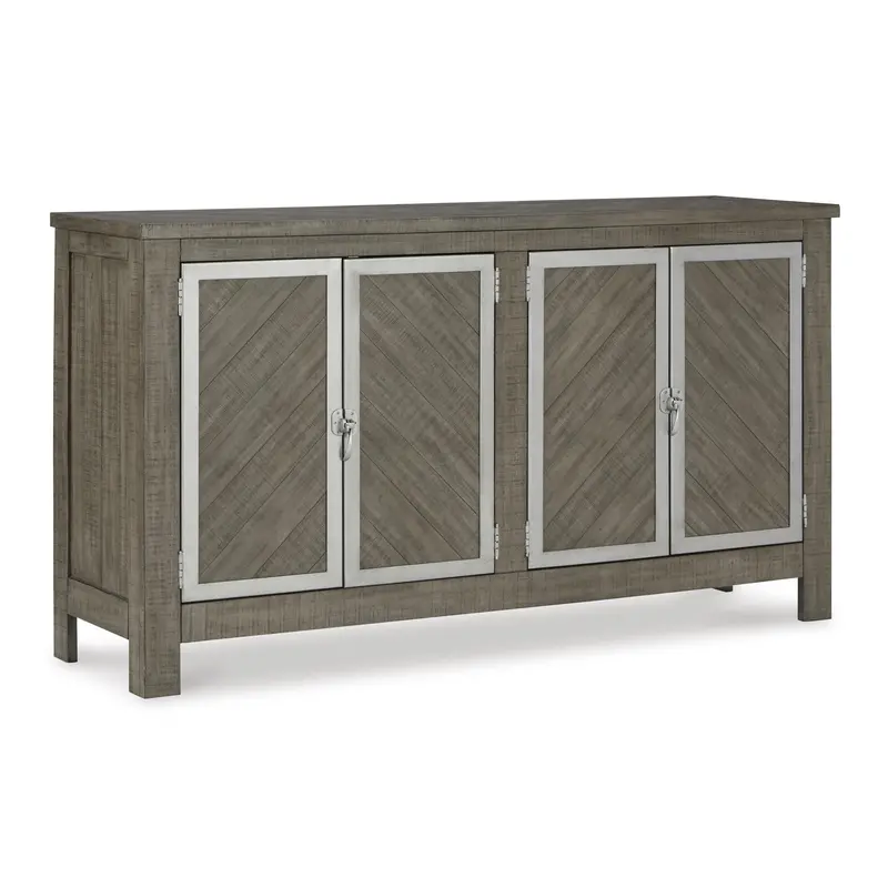 Millennium Krystanza D766-60 Dining Server With Storage Cabinets 1