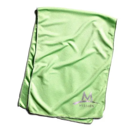 Mission Techknit Cooling Yoga Towel – Large, Ultra-Absorbent, Quick-Dry Mat Topper 2