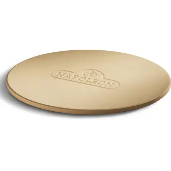 Napoleon 70084 Premium Pizza Stone – High-Heat Ceramic Stone For Built-In & Freestanding Grills 1