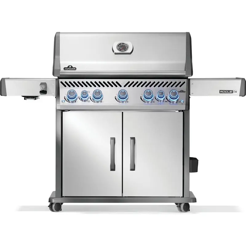 Napoleon Rps625Rsibnss-2 Rogue Pro-S 625 Rsib Natural Gas Grill Featuring Infrared Side And Rear Burners 1