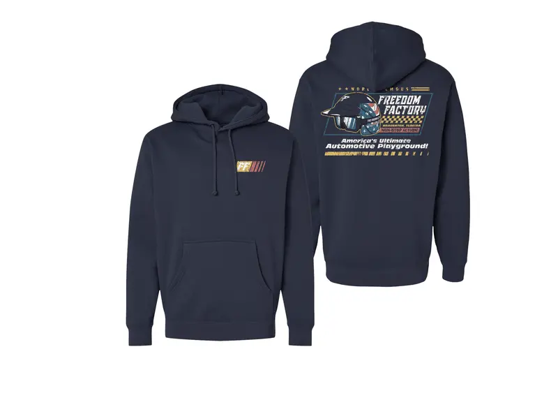Navy Freedom Factory Helmet Hoodie 1