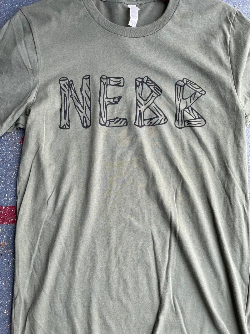 Nebb Log-Themed Graphic T-Shirt 1