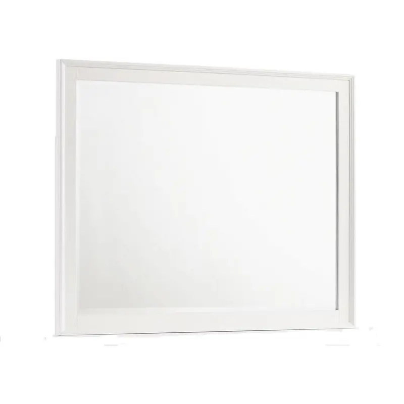 New Classic Andover White Full-Length Bedroom Mirror – Model B677W-060 1