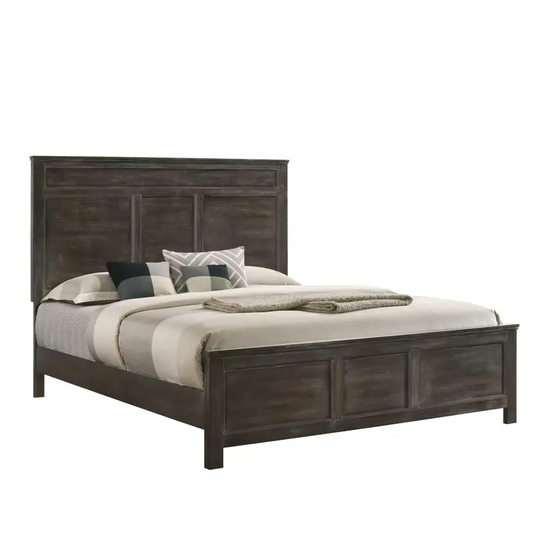 New Classic Furniture Andover Full-Size Nutmeg Panel Bed 1