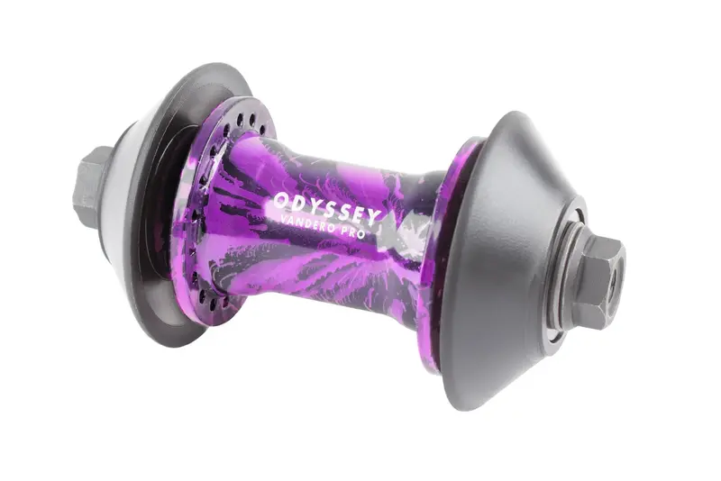 Odyssey Vandero Pro Front Hub – Purple Rain Anodized 1