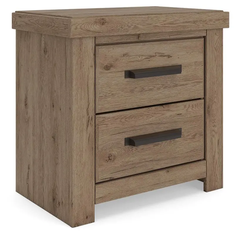 Oliandon Compact Nightstand – Sleek One-Drawer Side Table 1