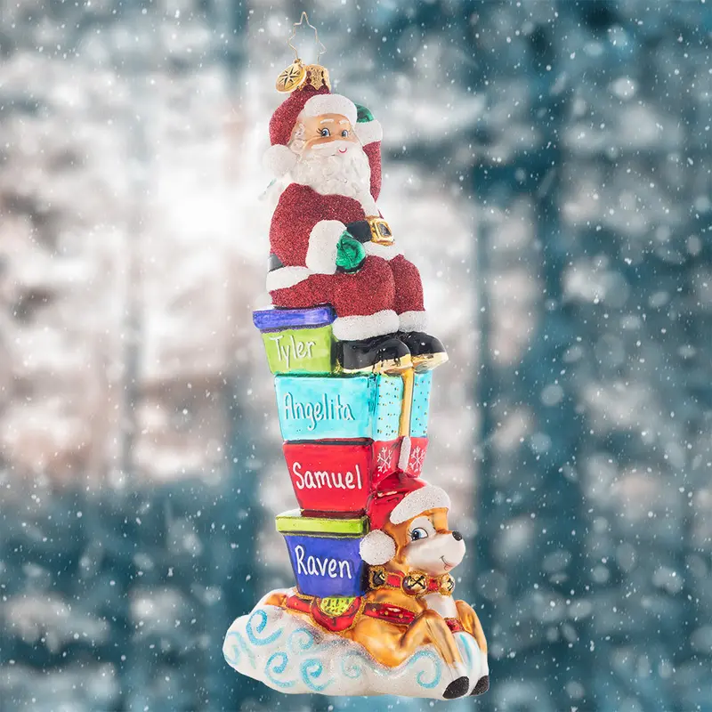 Personalized Santa Parade Ornament 1