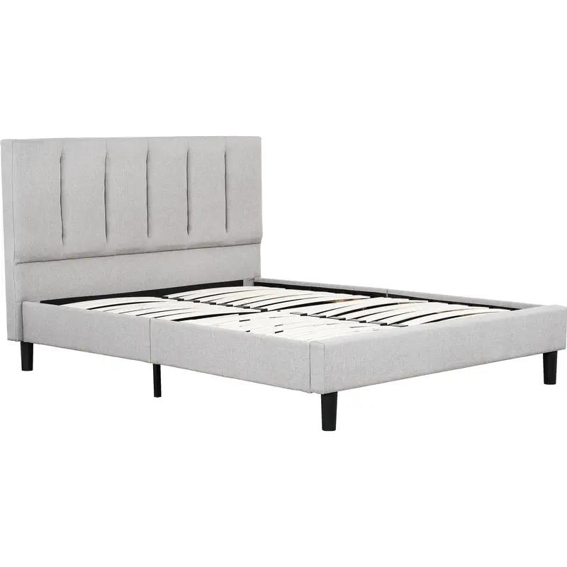 Primo International Ann Upholstered Queen Platform Bed – Stone Finish (B3691List0Xb5Q) 1