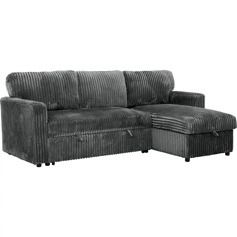 Primo International Arabella Dark Grey Convertible Sofabed 1