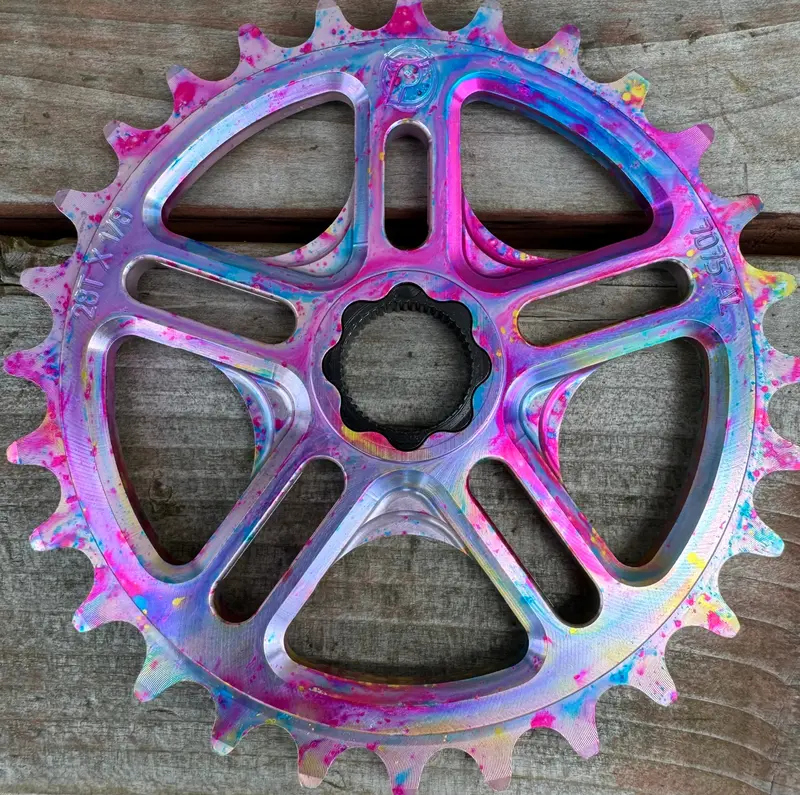 Profile 19Mm Spline Drive Sprocket – Galaxy Rust Finish 1