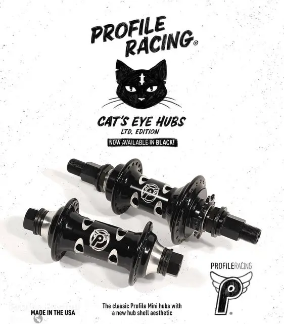 Profile Cats Eye Mini Hubs – Black Finish 1