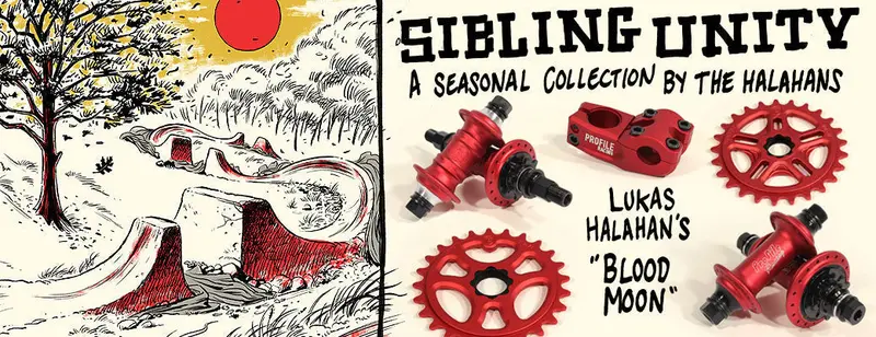 Profile Racing Blood Moon Elite Bmx Hubset 1