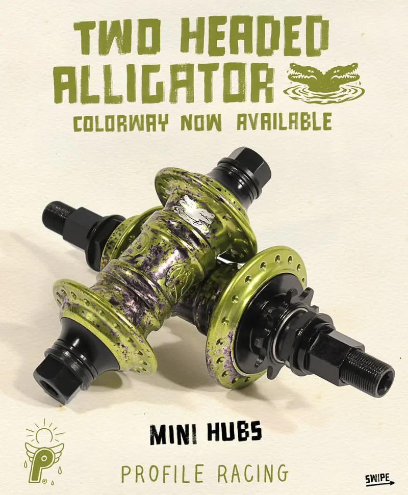 Profile Two Headed Gator Mini Hubset 1
