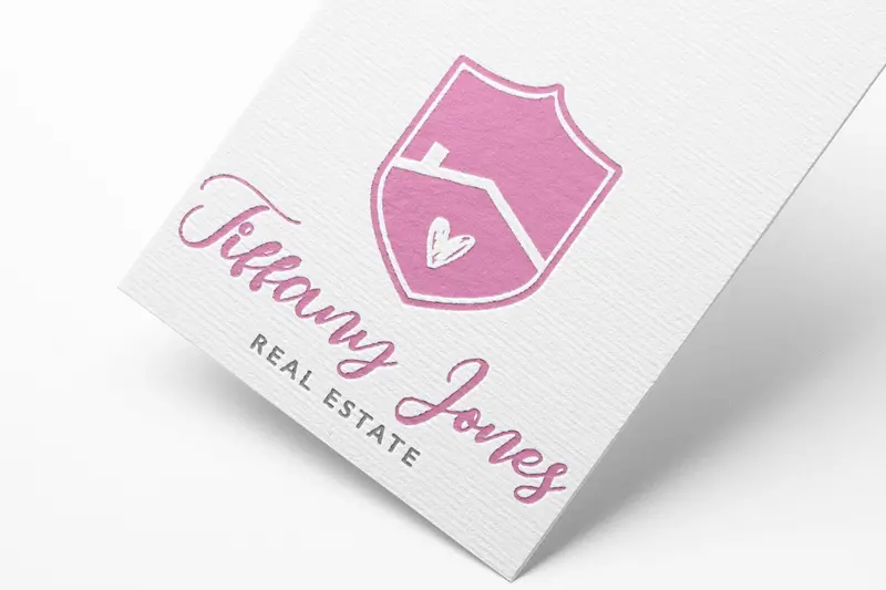 Real Estate Branding Logo With Modern Home And Shield Elements 1
