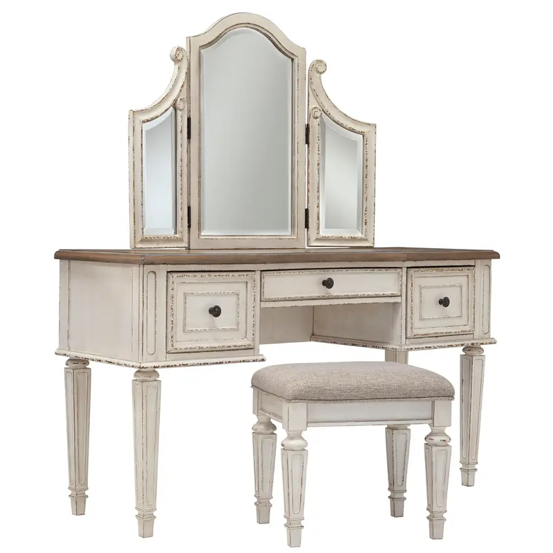 Realyn 3-Drawer Vanity Set By Signature Design By Ashley 1