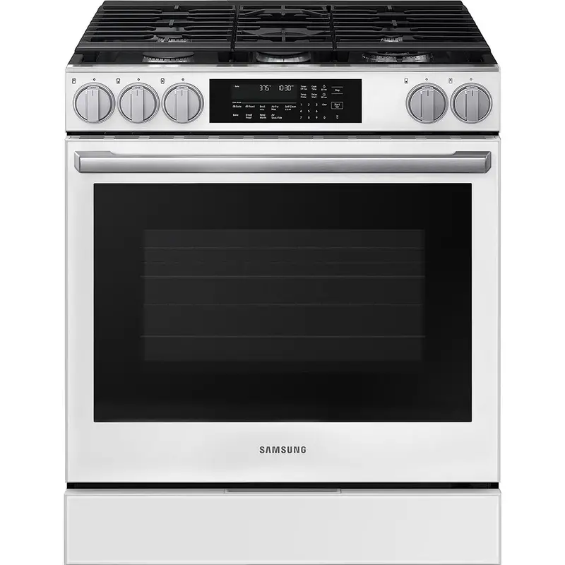 Samsung 30-Inch Wi-Fi-Enabled Slide-In Gas Range – Smart Home Ready (Nsg90H60Swaa) 1