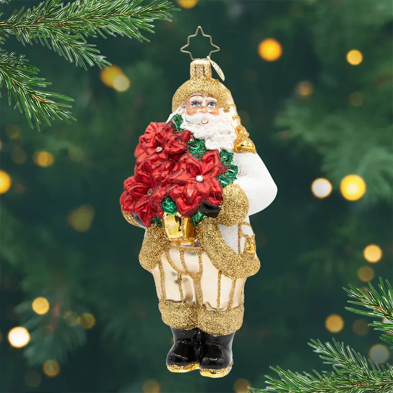 Santa’S Holiday Bloom – Festive Floral-Themed Decor 1