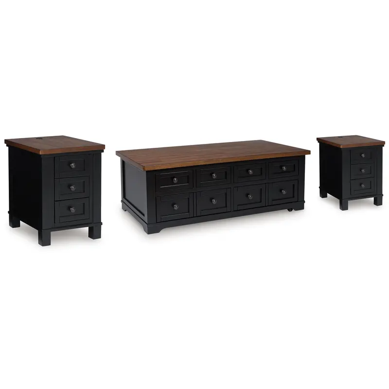 Signature Design By Ashley Wildenauer Matching Occasional Table Set – Models T664-7 & T664-9 1