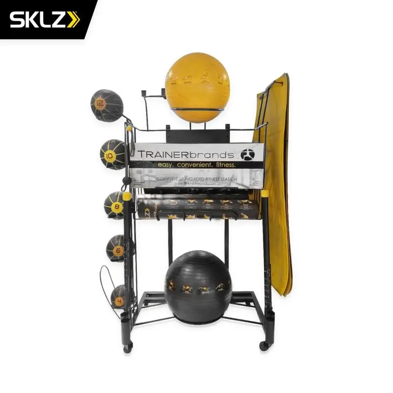 Sklz Trainer Bundle With Wall-Mount Rack – Compact Storage And Full-Body Training Setup 1