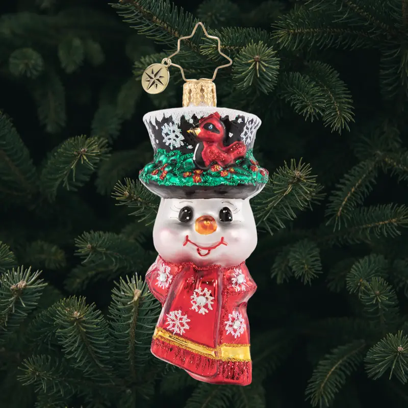 Snowman Flock Favorite Gem Ornament 1