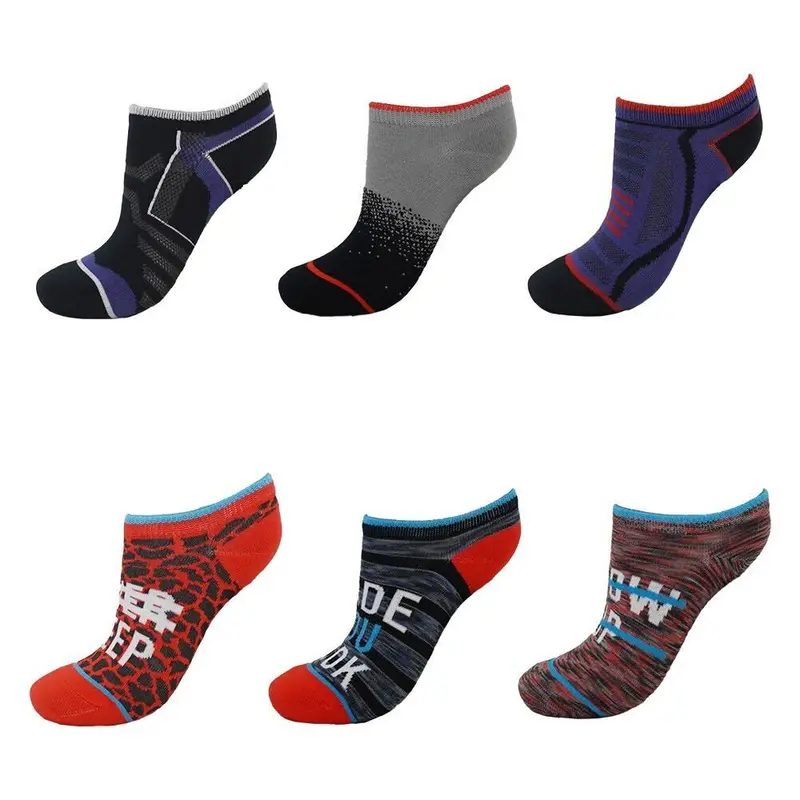 Sof Sole Kids' & Youth All-Sports No-Show Socks – 6-Pack, Unisex Colors 1