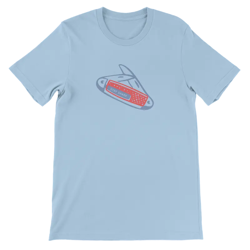Stay Sharp Premium Cotton T-Shirt – Unisex Fit 1