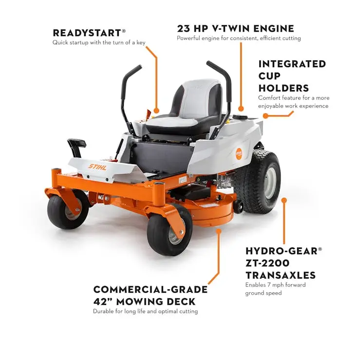 Stihl Rz 142 Zero-Turn Riding Mower — Wb01-011-3600-Us Configuration 1
