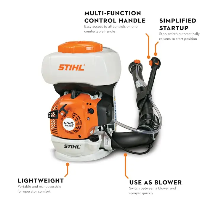 Stihl Sr 200 Backpack Sprayer — Local Pickup Only 1