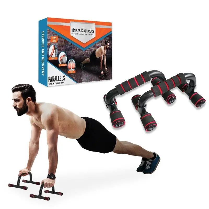 Sturdy Parallel Bars For Push-Ups, Dips, And Upper-Body Strength Building 1