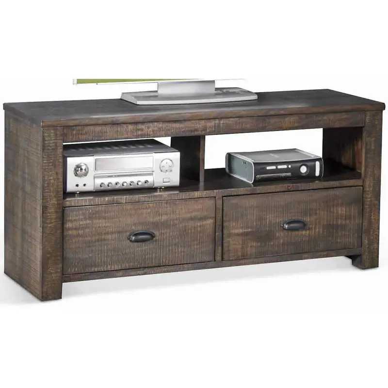 Sunny Designs Coleton 54-Inch Modern Tv Stand With Open Shelving 1