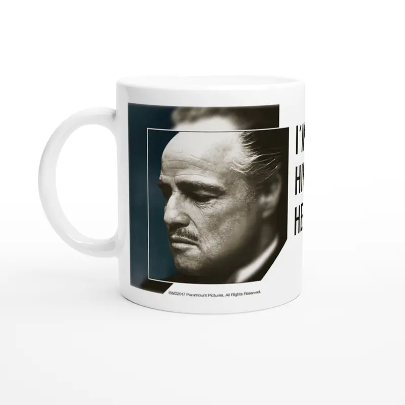 The Godfather Official Mug: 'An Offer He Can’T Refuse' – 330Ml, White 1
