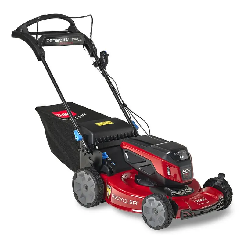 Toro 60V Max Recycler Lawn Mower – 22-Inch Deck With Personal Pace Drive & Smartstow Storage 1