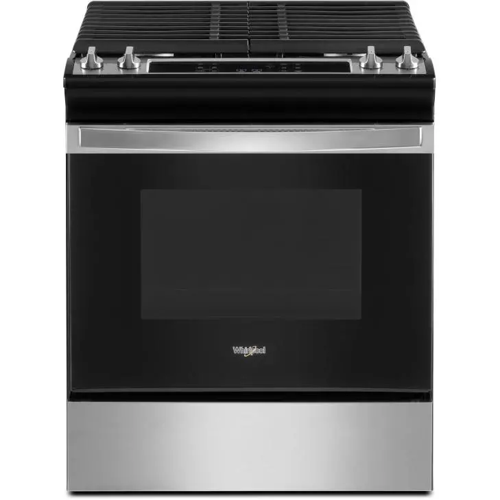 Whirlpool 30-In Freestanding Gas Range – Frozen Bake™ Technology, Slate Gray (Weg515S0Ls) 1