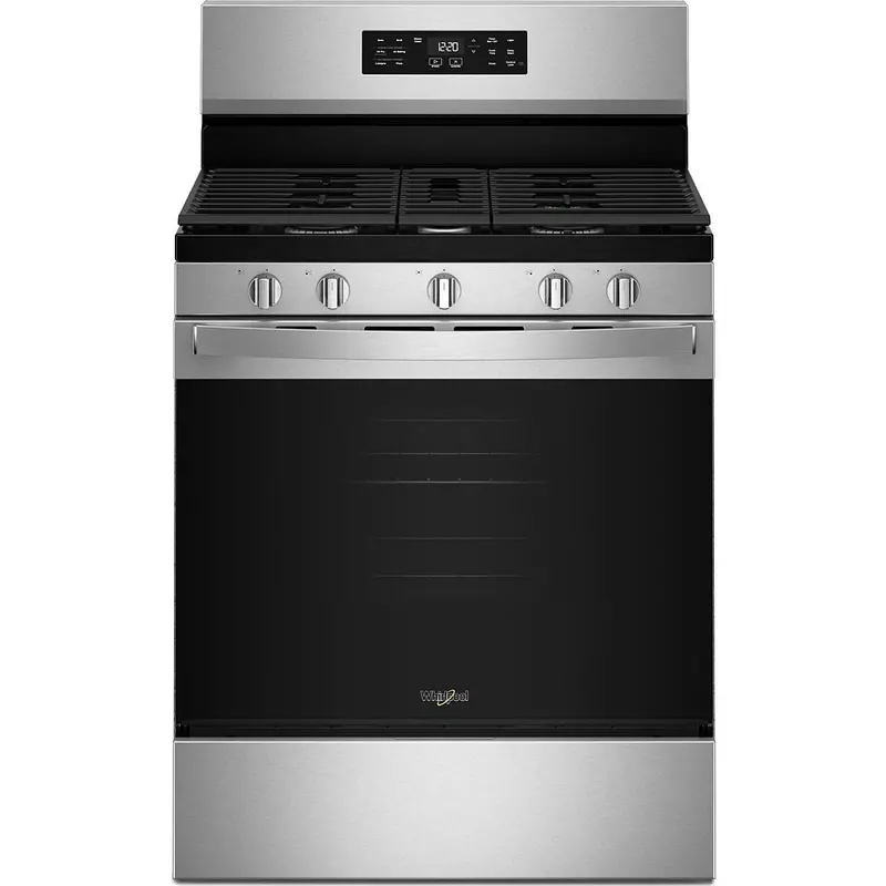 Whirlpool 30-Inch Gas Range With Air Cooking Technology And Steam Clean – Model Wfgs4530Sz 1