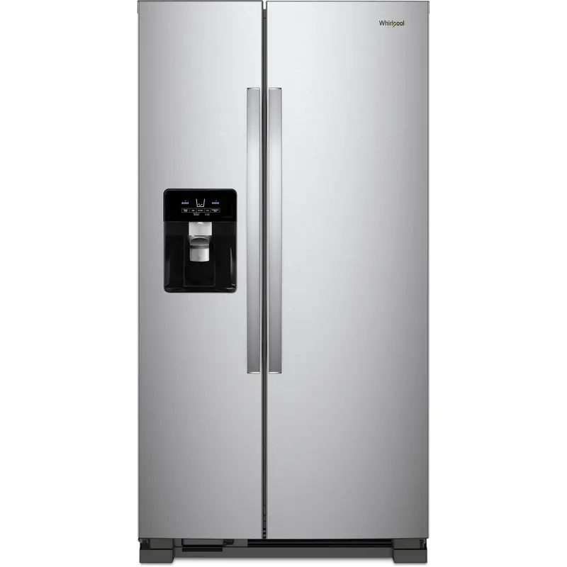Whirlpool 33-Inch Side-By-Side Refrigerator – 21.0 Cu. Ft., Model Wrs321Sdhz 1