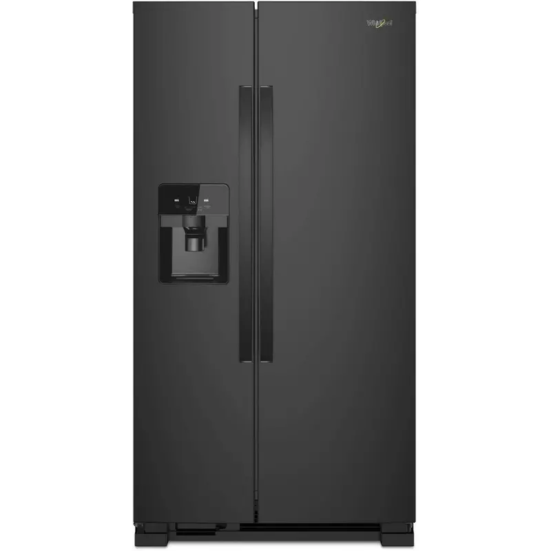 Whirlpool 33-Inch Side-By-Side Refrigerator – 21.4 Cu. Ft., Model Wrs321Sdhb 1