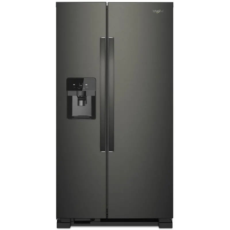 Whirlpool 33-Inch Side-By-Side Refrigerator – 21.4 Cu. Ft., Model Wrs321Sdhv 1